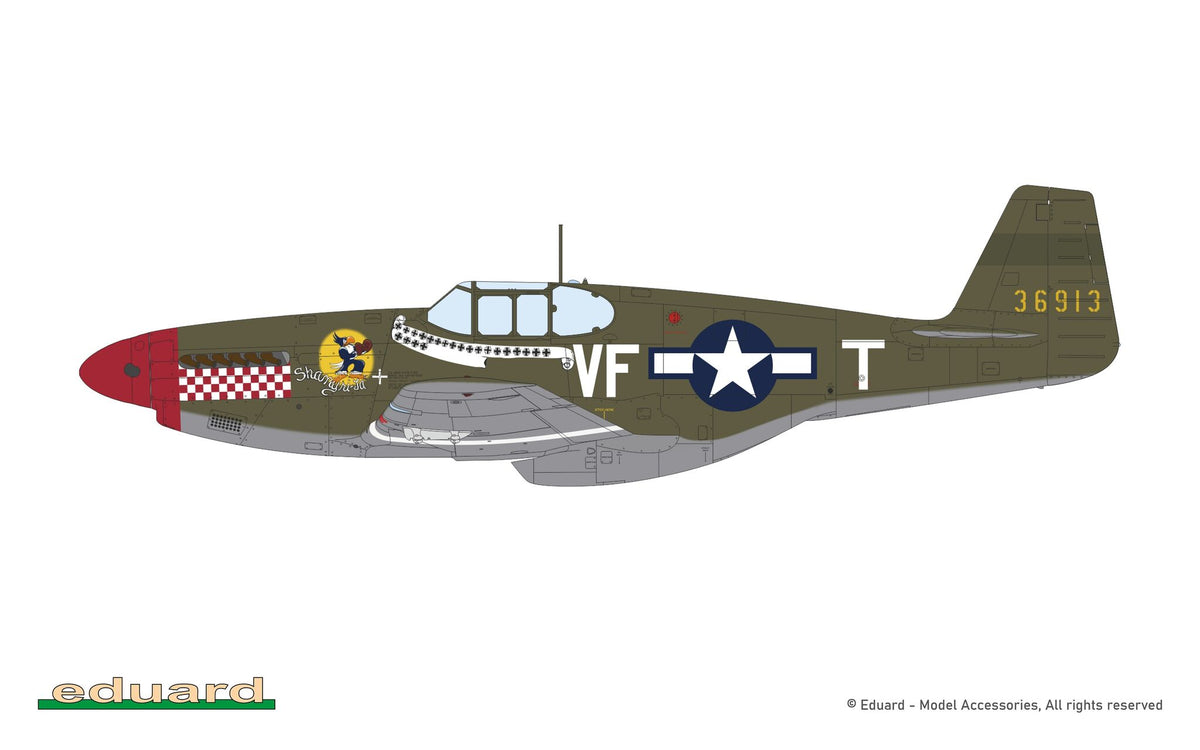 Eduard 932012 North American P-51 B/C Mustang (Birdcage Canopy) The Hybrid 1/32 – zdjęcie 3