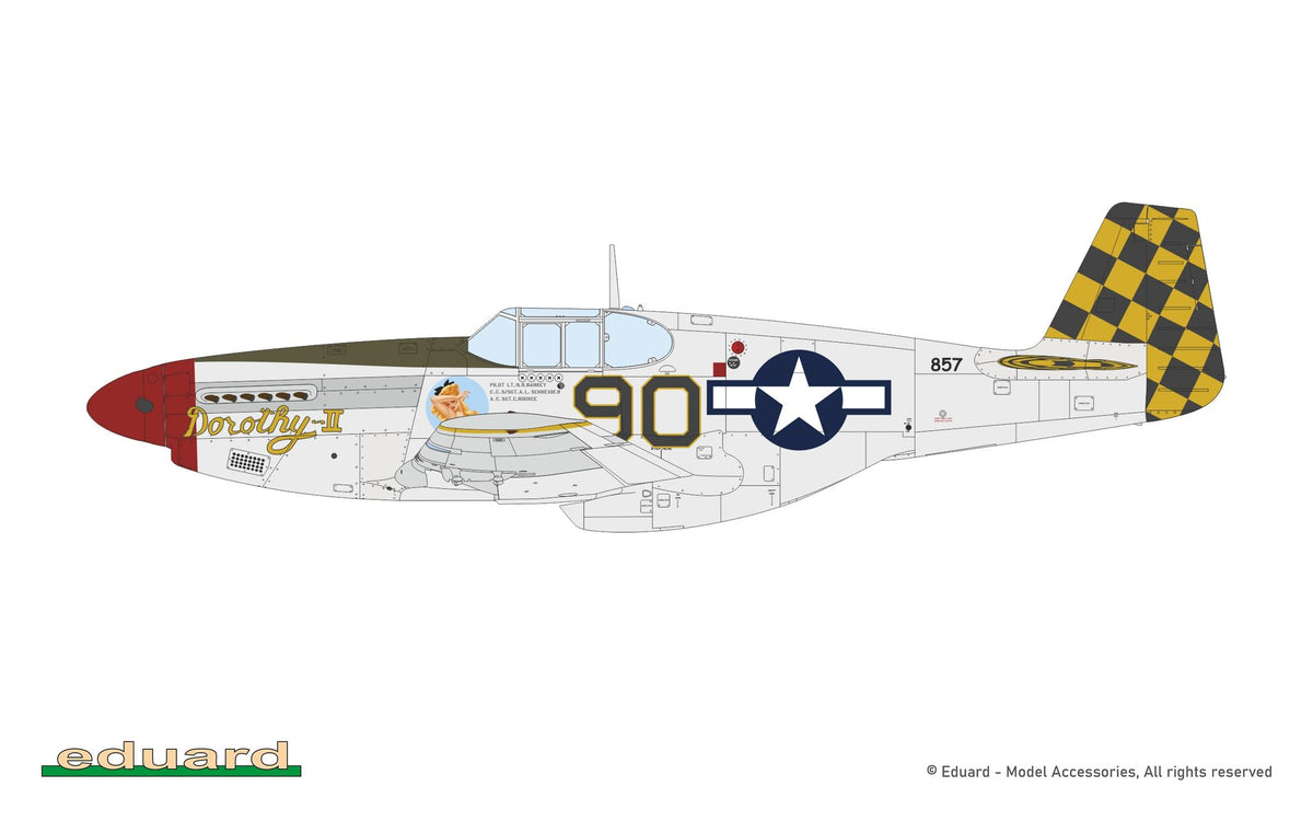 Eduard 932012 North American P-51 B/C Mustang (Birdcage Canopy) The Hybrid 1/32 – zdjęcie 7