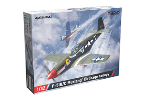 Eduard 932012 North American P-51 B/C Mustang (Birdcage Canopy) The Hybrid 1/32 – zdjęcie 2