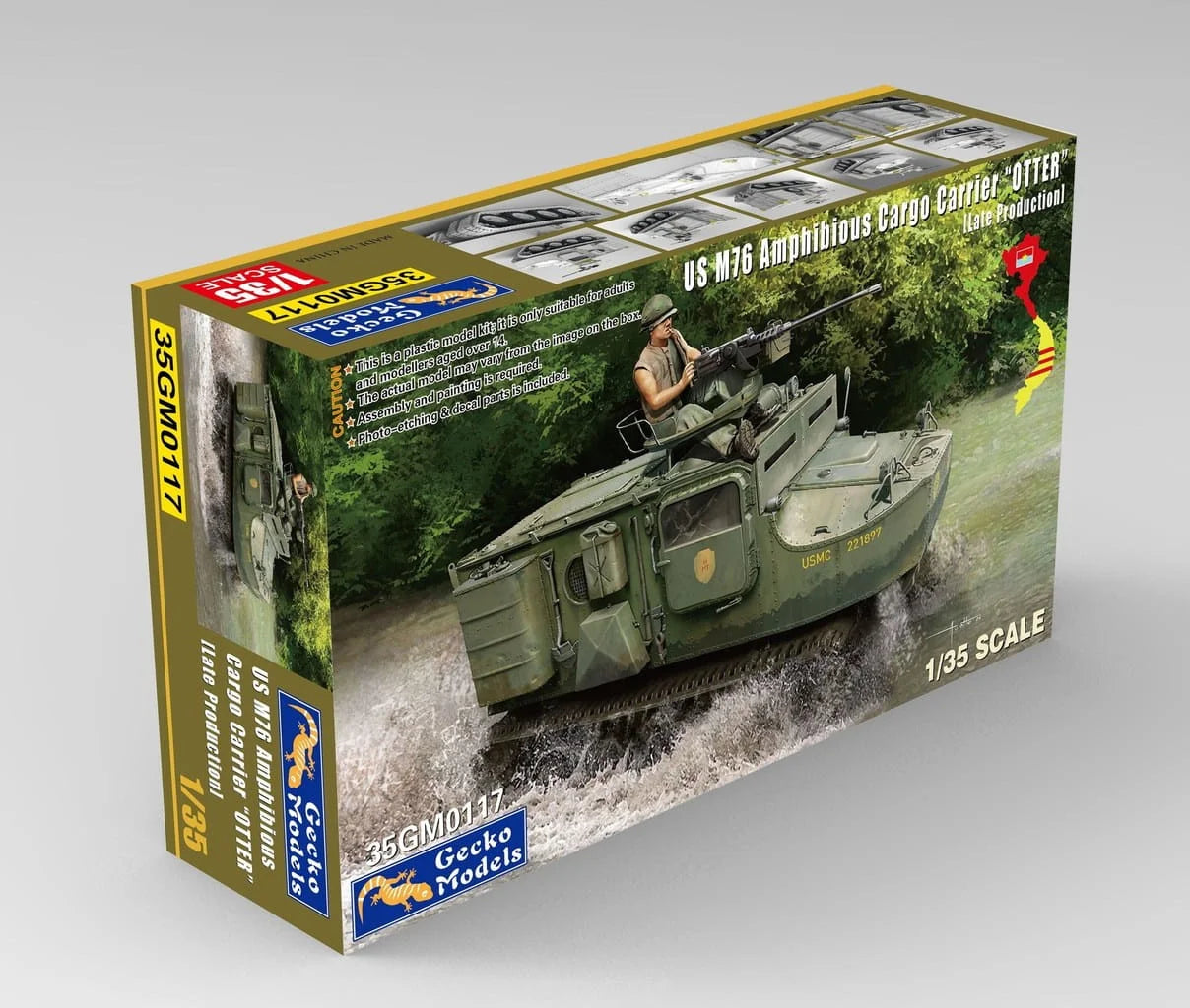 Gecko Models 35GM0117 US M76 Amphibious Cargo Carrier "Otter" Late Production 1/35