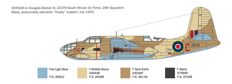 Italeri 2656 BOSTON III A - 20 B /C Havoc 1/48 – immagine 4