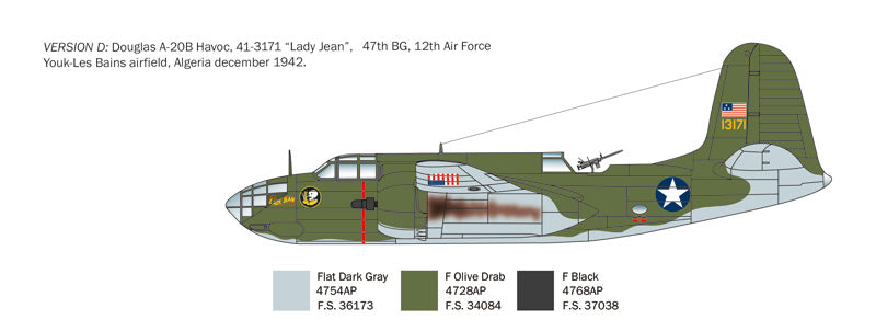 Italeri 2656 BOSTON III A - 20 B /C Havoc 1/48 – immagine 7