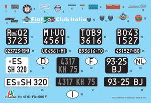 Italeri 4715 Fiat 500 F Édition Améliorée 1/12 – immagine 3