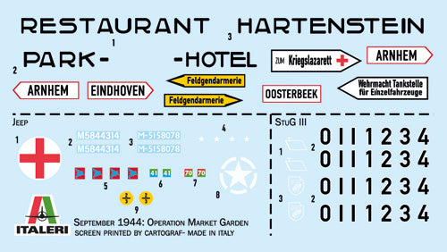 Italeri 6107 Hartenstein Hotel 1944 Marché/Jardin - SET DE BATAILLE 1/72 – image 3