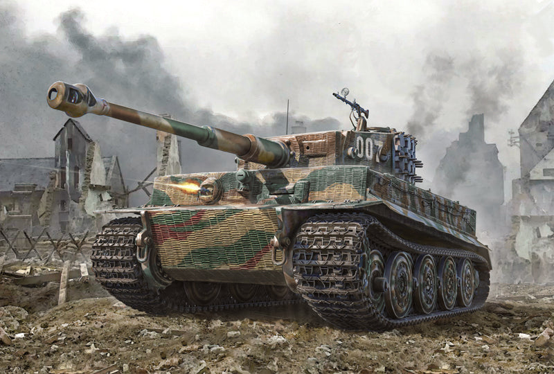 Italeri 6754 Sd.Kfz.181 Panzerkampfwagen Tiger I Ausf.E (production tardive) Jour J 80e anniversaire 1/35