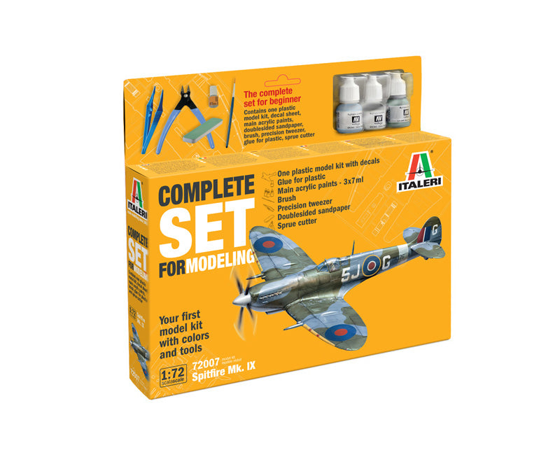 Italeri 72007 Spitfire Mk. IX - Kit complet pour maquettes à l'échelle 1/72