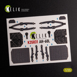 KELIK K35031 UH-60L Interior 3D Decals For Academy Kit – immagine 4
