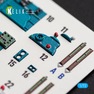 KELIK K72244 Nakajima J1N1-S Gekko - Interior 3D Decals (for Fujimi / Hobby 2000 Kits) 1/72 – zdjęcie 4