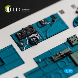 KELIK K72244 Nakajima J1N1-S Gekko - Interior 3D Decals (for Fujimi / Hobby 2000 Kits) 1/72 – zdjęcie 6
