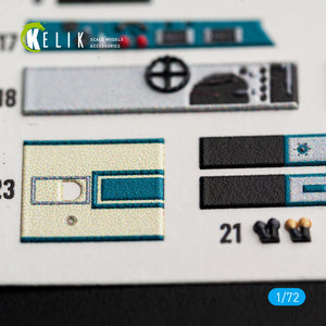 KELIK K72244 Nakajima J1N1-S Gekko - Interior 3D Decals (for Fujimi / Hobby 2000 Kits) 1/72 – zdjęcie 2