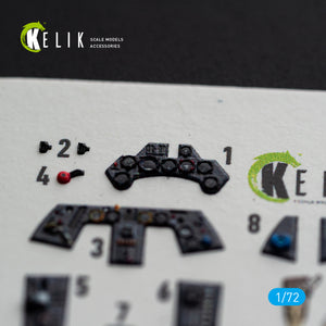 KELIK K72254 Focke Wulf Fw-190 A-8 / R-2 - Interior 3D Decals (for Eduard Kits) 1/72 – image 5