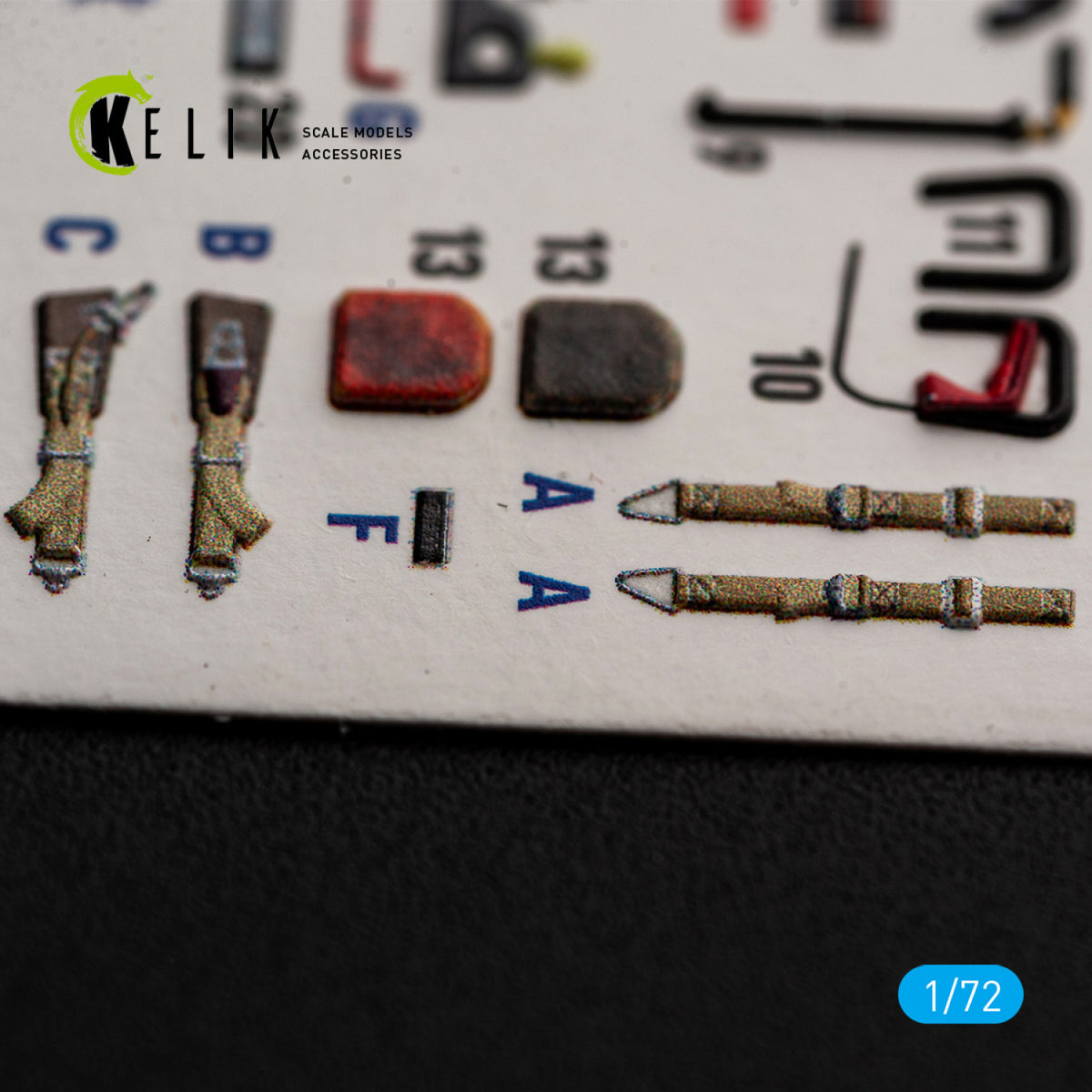 KELIK K72255 Heinkel He-162 Spatz - Interior 3D Decals (for Special Hobby Kits) 1/72 – image 3