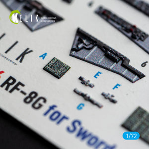 KELIK K72256 RF-8 G - Interior 3D Decals (for Sword Kits) 1/72 – image 4