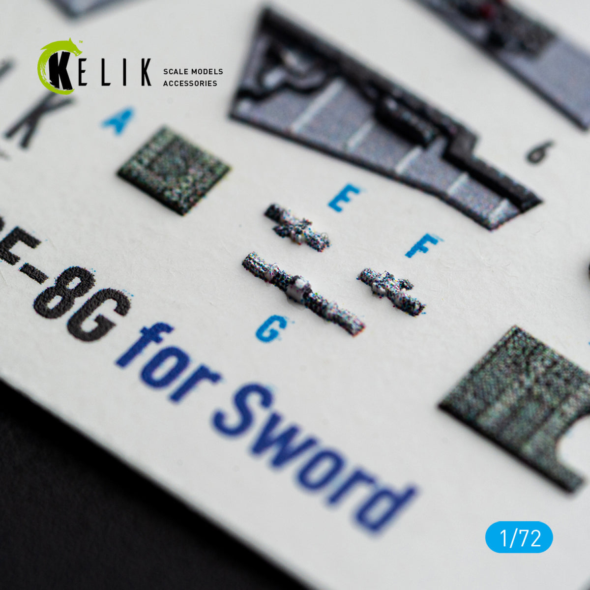 KELIK K72256 RF-8 G - Interior 3D Decals (for Sword Kits) 1/72 – image 6