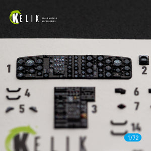 KELIK K72258 Sikorsky CH-54 A Tarhe - Interior 3D Decals (for ICM Kits) 1/72 – immagine 5