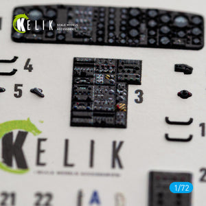 KELIK K72258 Sikorsky CH-54 A Tarhe - Interior 3D Decals (for ICM Kits) 1/72 – immagine 6