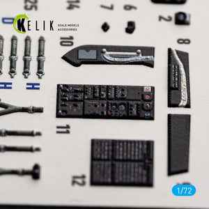 KELIK K72258 Sikorsky CH-54 A Tarhe - Interior 3D Decals (for ICM Kits) 1/72 – immagine 7