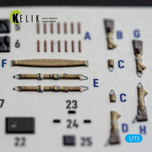 KELIK K72259 Junkers Ju-87 B/R Stuka - Interior 3D Decals (for Airfix Kits) 1/72 – Bild 6