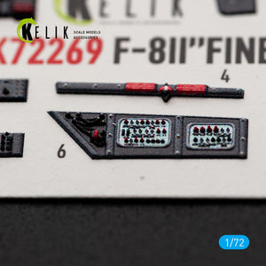 KELIK K72269 Shenyang F-8 II &amp;quot;Finback-B&amp;quot; - Interior 3D Decals (for Trumpeter Kits) – image 2