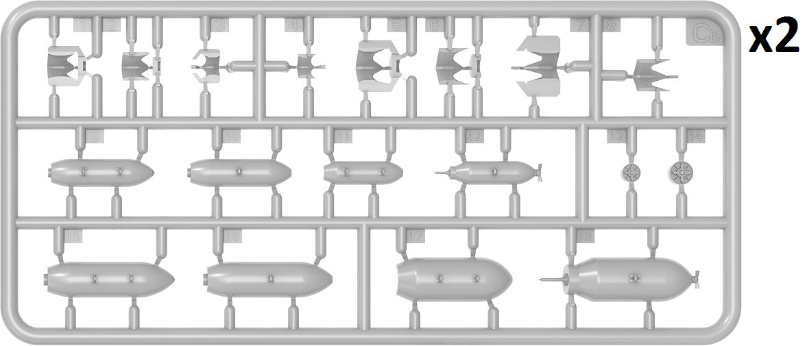 MiniArt 48042 P-47M Thunderbolt Dorsal Fin Advanced Kit 1/48 – imagen 16