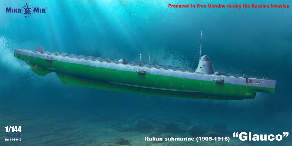 Mikromir 144-042 Italian submarine Glauxo (1905-16) 1/144
