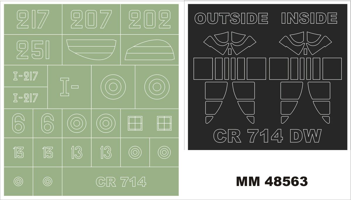 Montex MM48563 CR 714 pour Dora Wings 48047 1/48