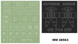 Montex MM48563 CR 714 pour Dora Wings 48047 1/48