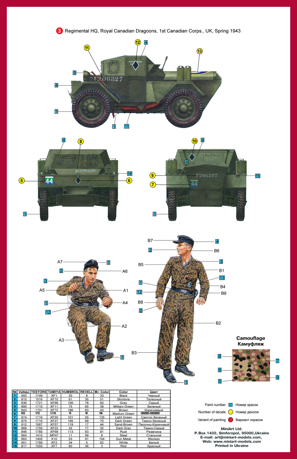 MiniArt 35074 DINGO Mk.II VOITURE DE RECONNAISSANCE avec ÉQUIPAGE (1/35) – Bild 26