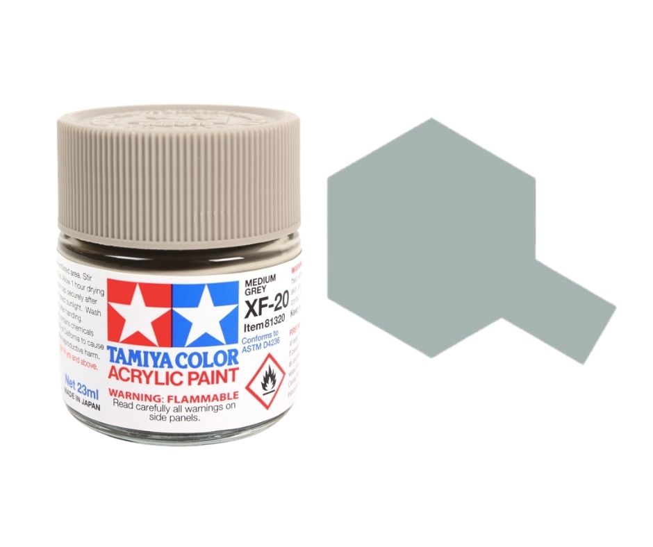 Tamiya 81320 Acrylic XF-20 Medium Gray 23ml