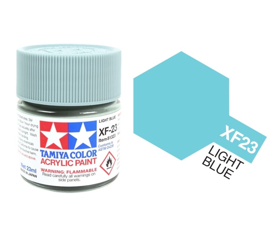 Tamiya 81323 Acrylique XF-23 Bleu clair 23 ml