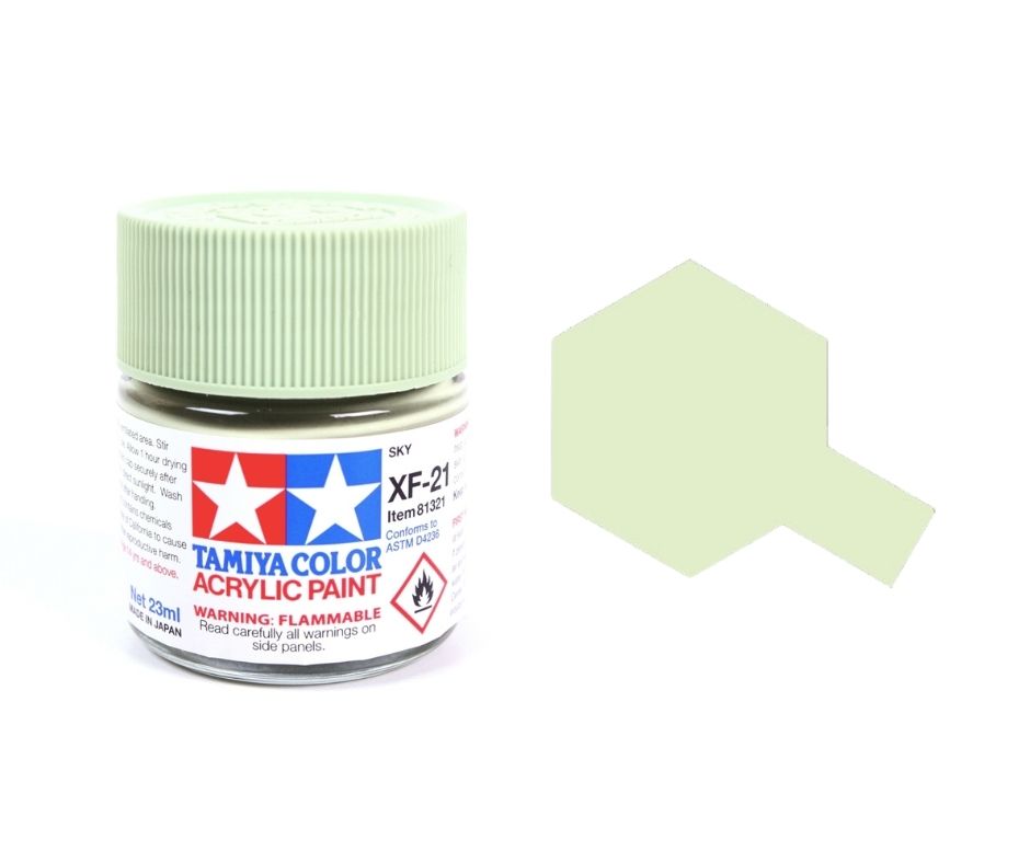 Tamiya 81321 Peinture acrylique XF-21 Sky 23 ml