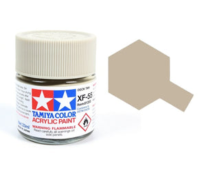 Tamiya 81355 Peinture acrylique XF-55 Pont Tan 23 ml