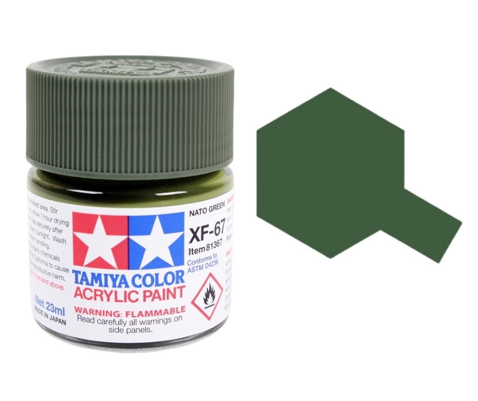 Tamiya 81367 Acryl XF-67 Vert OTAN 23 ml 