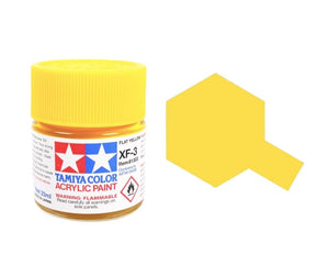 Tamiya 81303 Peinture acrylique XF-3 Jaune mat 23 ml