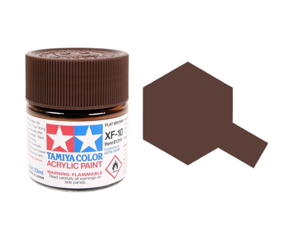 Tamiya 81310 Acryl XF-10 Brun mat 23 ml