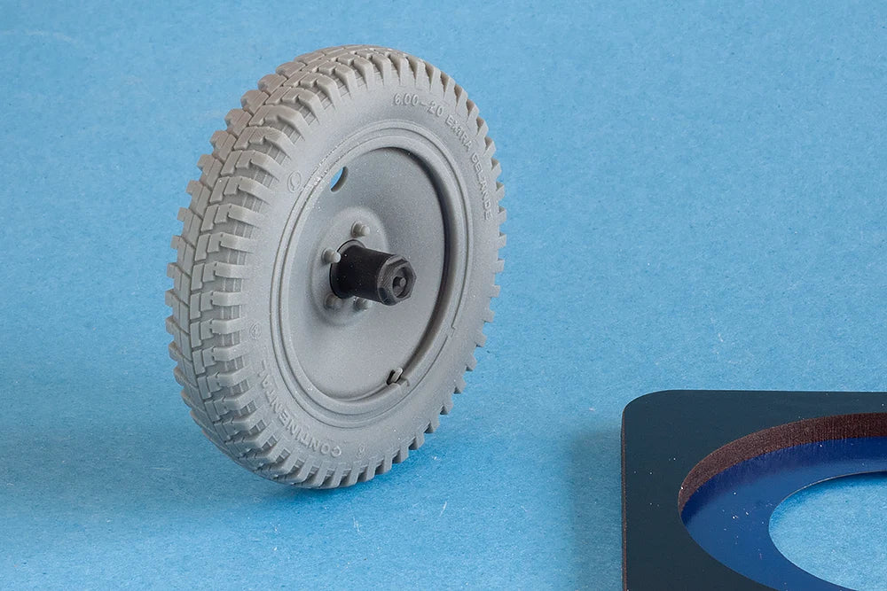 Quick Wheel QWX-16011 Sd.Kfz. 250 Uncommon Off-Road 2 Front Wheels (for Das Werk Kits) 1/16 – zdjęcie 3