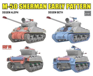 Rye Field Model 5161 M-50 Sherman early pattern Degem Aleph / Degem Beth 1/35 – Bild 2