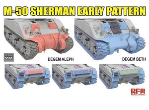 Rye Field Model 5161 M-50 Sherman early pattern Degem Aleph / Degem Beth 1/35 – Bild 4