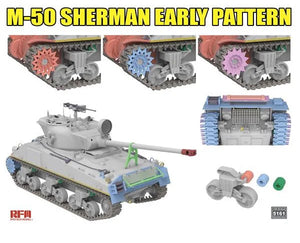 Rye Field Model 5161 M-50 Sherman early pattern Degem Aleph / Degem Beth 1/35 – Bild 5