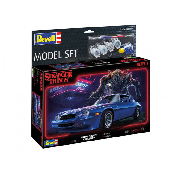 Revell 67728 Chevy Camaro Z/28 - Maquette Stranger Things à l'échelle 1/24