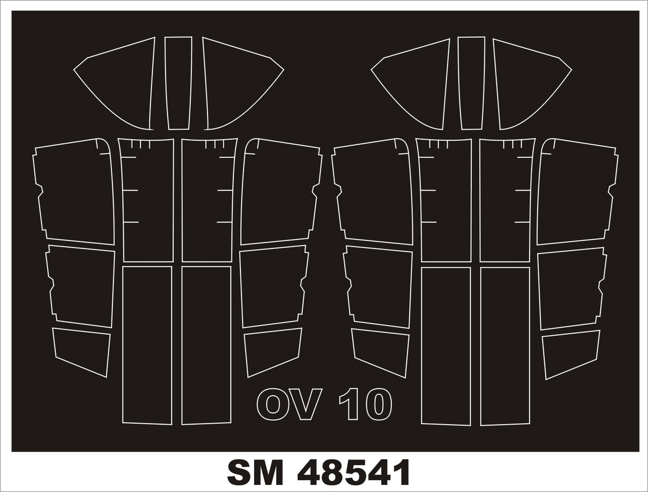 Montex SM48541 OV-10 BRONCO ICM Mini Mask for painting 1/48
