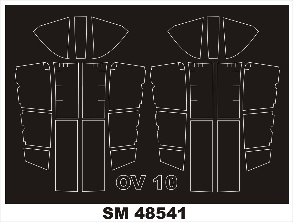 Montex SM48541 OV-10 BRONCO ICM Mini Mask for painting 1/48