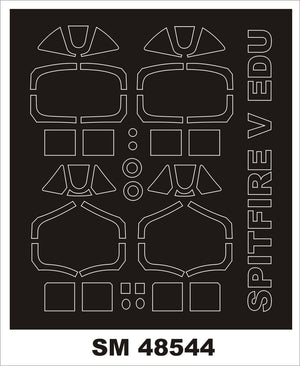 Montex SM48544 SPITFIRE V EDUARD Mini Mask for painting 1/48