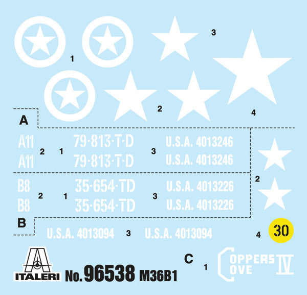 Italeri 96538 M36B1 90mm GMC 1/35 – image 3