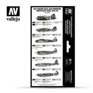 Vallejo 71146 Couleurs RAF SEAC (Commandement aérien Asie du Sud-Est) 1942-1945 8 x 17 ml – image 2