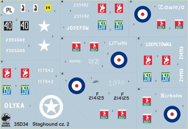 ToRo Modèle 35D34 - Staghound au service polonais vol.2 1/35