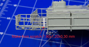 Câbles et supports de remorquage Eureka XXL ER-3575 K2 Black Panther MBT (Academy) 1/35 – imagen 21