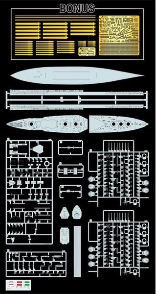 Maquette FlyHawk FH1310S HMS Agincourt Édition Deluxe 1/700 – immagine 2