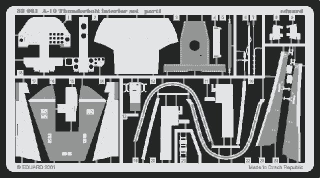 Intérieur Eduard 32061 A-10 1/32 Trumpeter – Bild 2
