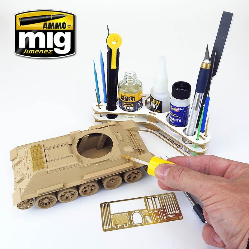 ORGANISATEUR DE BOOMERANG AMMO de Mig Jimenez 8028 (rangement) – imagen 4